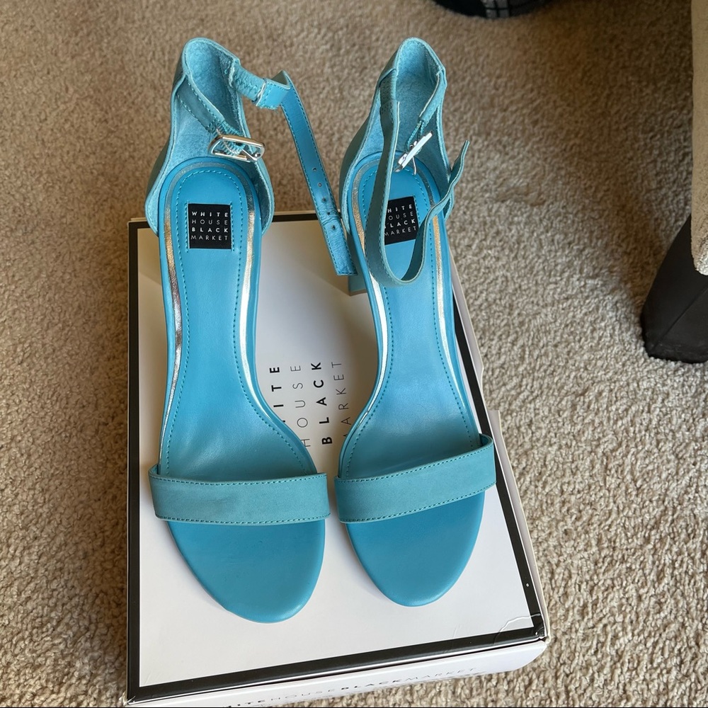White House Black Market Block Heels - Picture 2 of 4